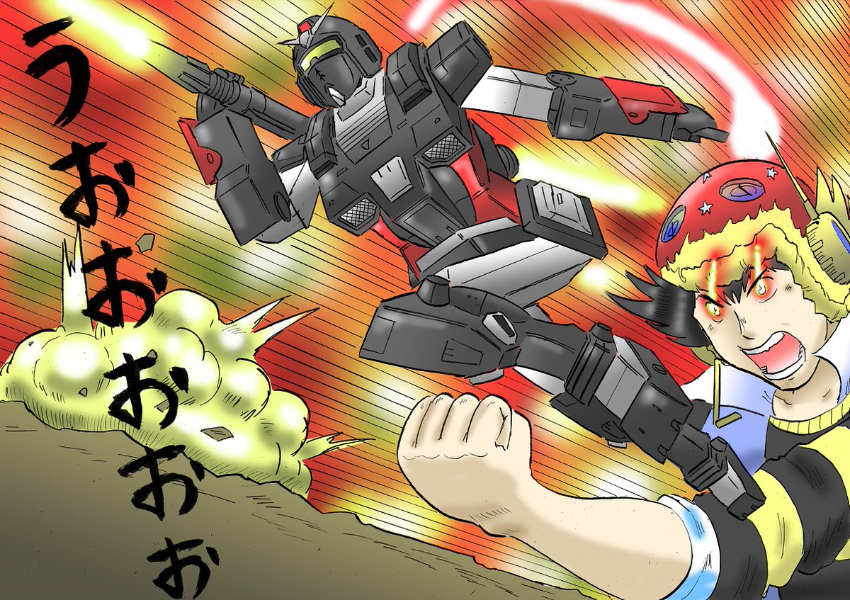 RX-78-2(ガンダム) 「#プラモ狂四郎連載開始 昨日『エスパー太郎』描いて今日はプラ狂連載開始日なのかあ」|ジ・アーティスト・フォーマリー・ノウン・アズ・チャーリィのイラスト