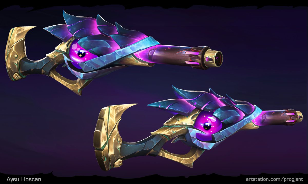 progjent's tweet image. Just finished my new stylized Wayfinder-inspired rifle with VFX !⚡
See more renders and details on ArtStation: artstation.com/artwork/3EY5DJ
#portfolioday #stylized #weapon #hardsurface #wayfinder #gamedev #gameart #ue5 #vfx #3dmodeling #unrealengine #handpainted #pbrhandpainted #3d…