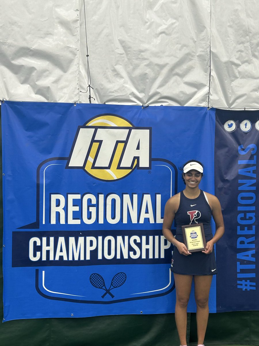 Esha Velaga has won the 2025 ITA Northeast Regional Singles Championship!

#FightOnPenn🔴🔵🎾