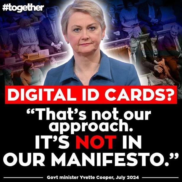 JohnBro63799857's tweet photo. @dave43law about to spaff billions on digital I D no-one asked for or wants https://t.co/0K1kwnU0uB