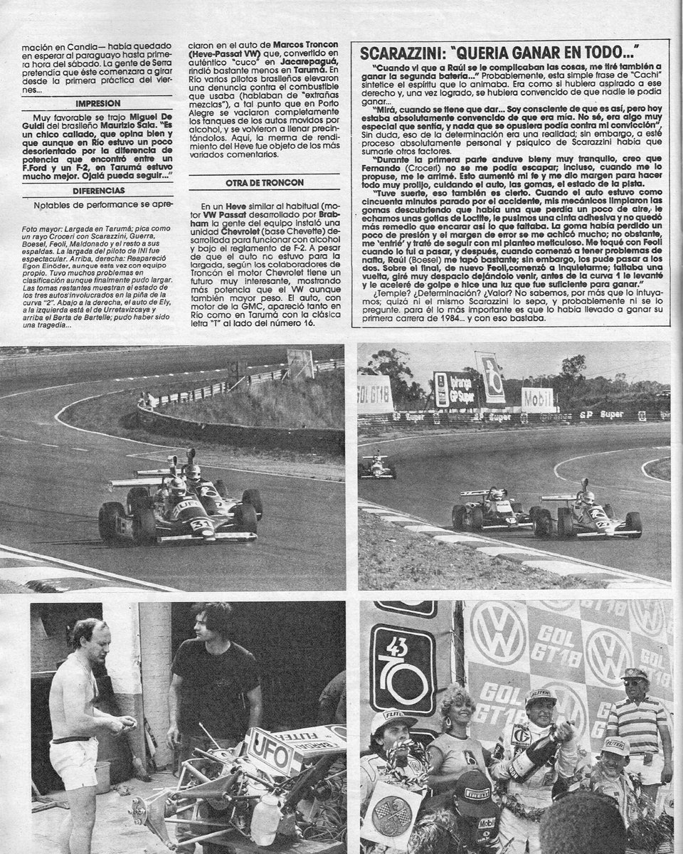 PatoG82's tweet photo. #F2Codasur #AlbertoScarazzini #FranciscoFeoli #RaulBoesel #Taruma #RevistaCorsa https://t.co/xNtdgoCtwL