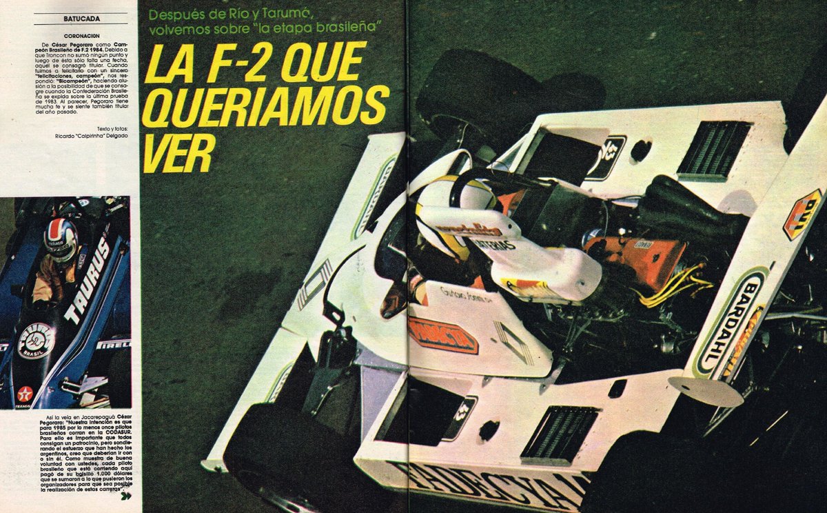 PatoG82's tweet photo. #F2Codasur #AlbertoScarazzini #FranciscoFeoli #RaulBoesel #Taruma #RevistaCorsa https://t.co/xNtdgoCtwL
