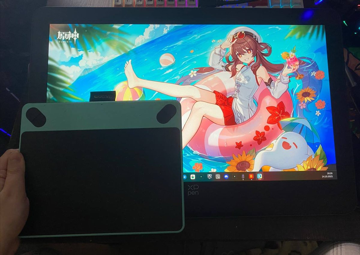 I’ve dreamed of becoming an artist since I was 12. My parents gave me a graphic tablet back then — and it’s faithfully served me for 12 years! I’ll remember it forever!
Welcome to work, XP-PEN Artist PRO 19 (2nd Gen)!☺️