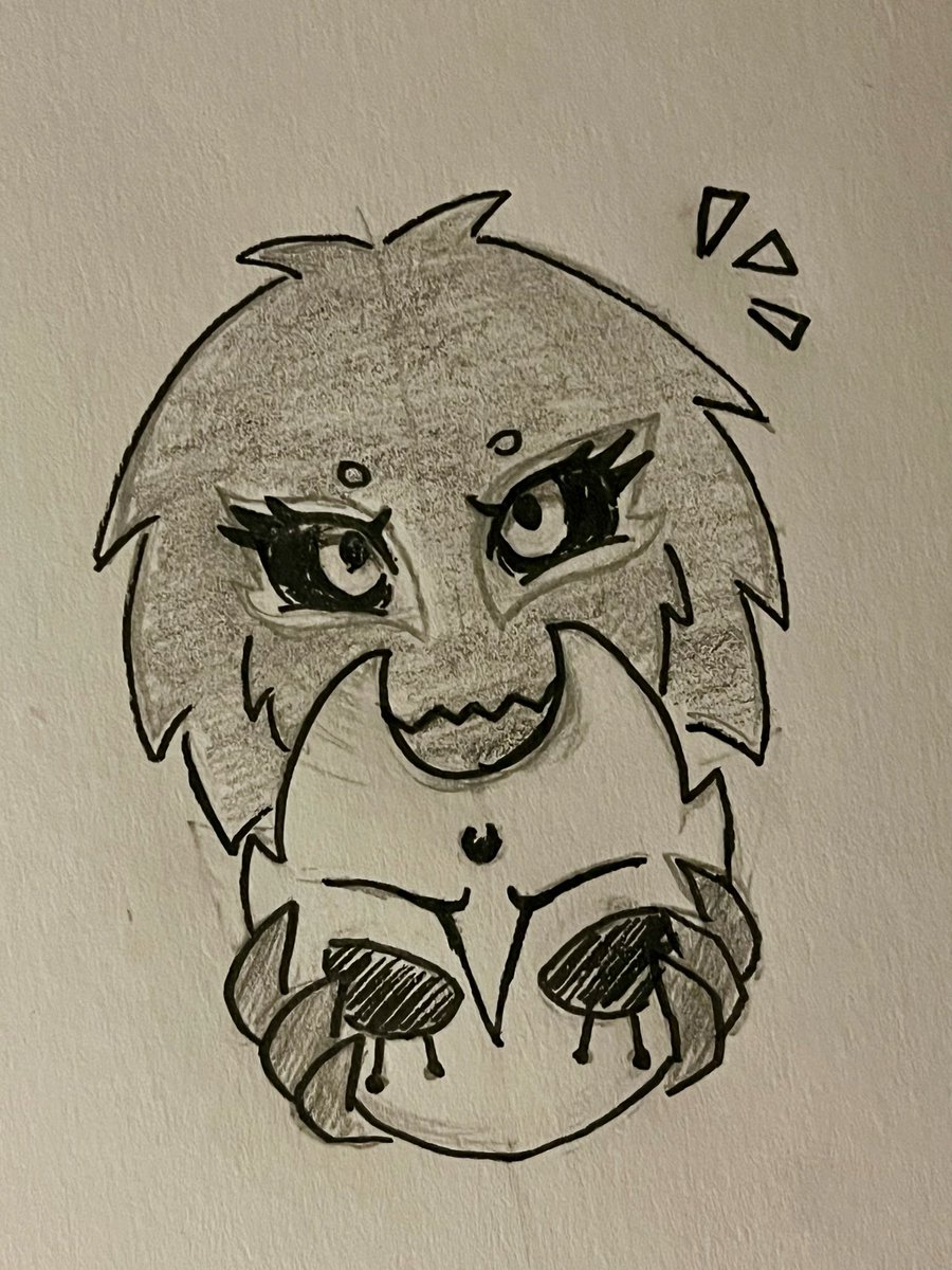 VesperrTea's tweet photo. haven’t drawn anything in a while so decided to draw some warm up sketchbook doodles of my somnosprite oc Vira hehe :3
#dreamwild #oc #traditionalart https://t.co/C4g8mxYXNv