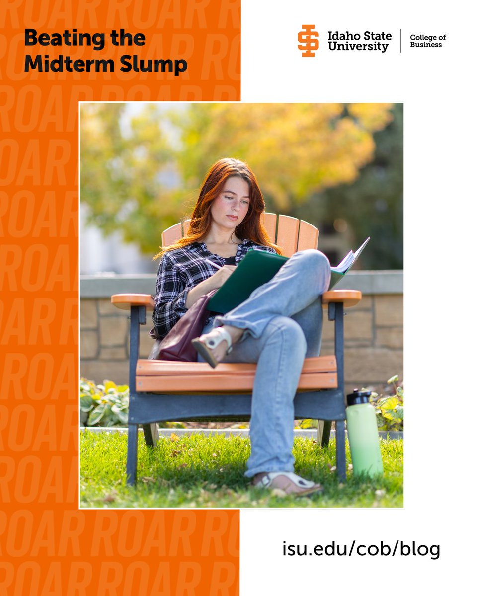 Feeling that mid-semester burnout creeping in? 😩 Here’s how to survive the midterm madness without losing your mind (or your GPA). Read here: isu.edu/cob/blog/