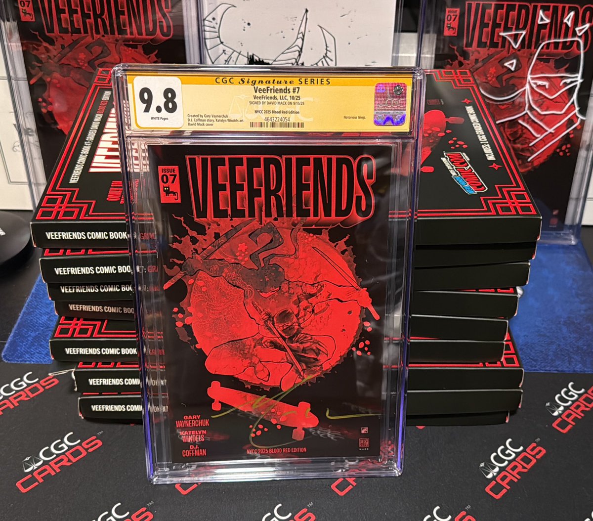 Tom TGer (@tger_01) on Twitter photo 🚨SPOTS ARE LIVE🚨
Did you miss Sundays <a href="/veefriends/">VeeFriends</a> NY Comic Con draft break?!
Don’t worry, we are running it back tomorrow!
WITH BETTER GRADES!
1- 9.0
1- 9.4
5- 9.6
1- 9.6 with Remarque
1- 9.8 with Remarque
1- 9.8 /50 <a href="/CGCComics/">CGC Comics</a> SIGNATURE SERIES
ALL SIGNED!!!
Spots are 🚨SPOTS ARE LIVE🚨
Did you miss Sundays <a href="/veefriends/">VeeFriends</a> NY Comic Con draft break?!
Don’t worry, we are running it back tomorrow!
WITH BETTER GRADES!
1- 9.0
1- 9.4
5- 9.6
1- 9.6 with Remarque
1- 9.8 with Remarque
1- 9.8 /50 <a href="/CGCComics/">CGC Comics</a> SIGNATURE SERIES
ALL SIGNED!!!
Spots are