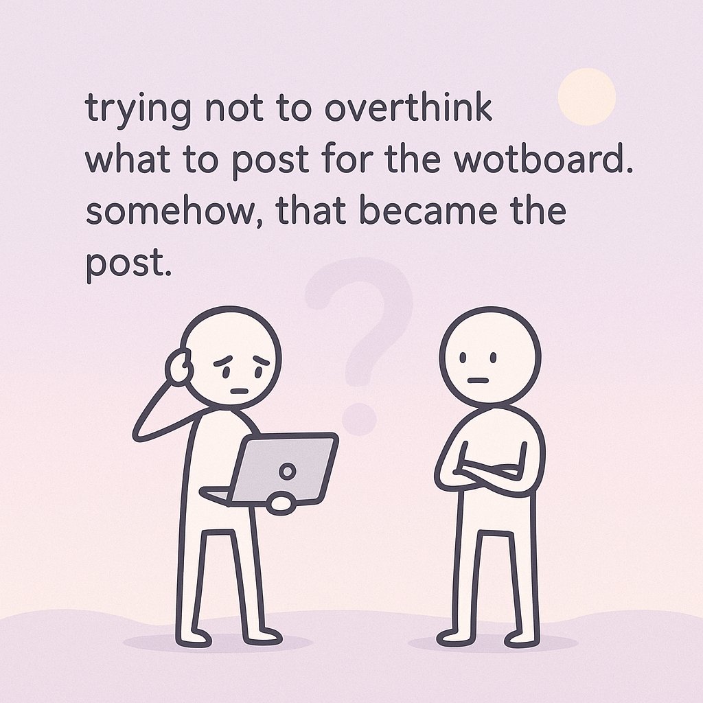 node_anonymous's tweet image. somehow, overthinking became the content.

@wotcabal as no stress fr🙂‍↔️