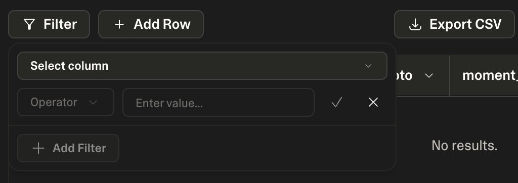 kkyvik's tweet image. you can now filter your table data in cloud instantly
