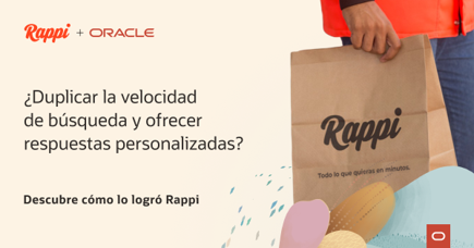 amirandave's tweet image. Para ofrecer una experiencia de usuario más ágil, Rappi adoptó Oracle AI Vector Search en su motor de búsqueda, reduciendo 50% la latencia y duplicando la velocidad de respuesta, con resultados personalizados. Resultados reales de negocio #OracleAI
social.ora.cl/6014AImgK