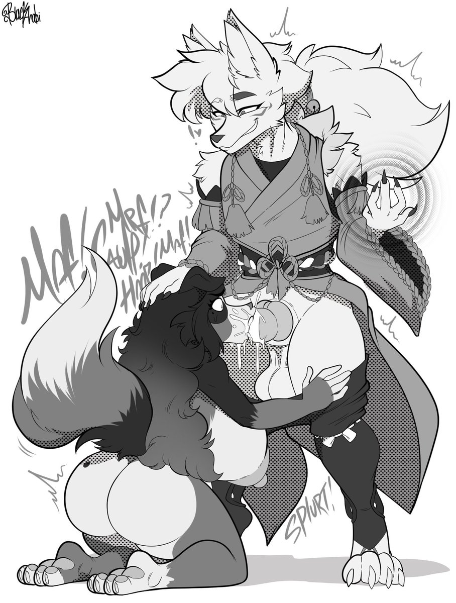 Time for your favorite protein shake, honeybun!~...
---
Sketch CUmssion to <a href="/RKitsune1/">VaxalRK</a> , a gift for @/chloe-dog in FurAffinity! With her precious girl Becky~