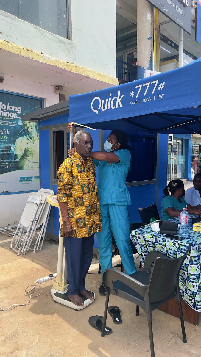 panafricanslc's tweet image. Health is Wealth! 💙
We brought wellness to #Spintex with a free medical screening for our customers and the community.
At Pan-African, empowerment starts with good health.
#PanAfrican #HealthIsWealth #CommunityImpact
