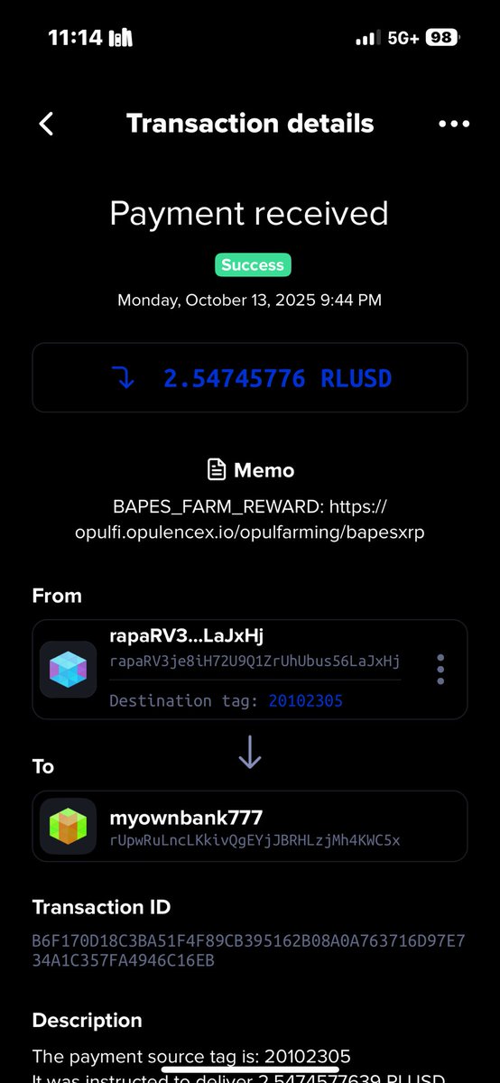 zacBAPE's tweet image. 🦧 $RLUSD FARMING 🌾
@BASocietyXRP
🍌 BAPES/XRP pool live with RLUSD rewards
💵 $3,000 stable yields over 6 months
🦍 Solid NFT project expanding to #DeFi
💲 Stablecoin = no volatility stress
👉opulfi.opulencex.io/opulfarming/ba…
x.com/_OpulenceX/sta… pic.x.com/gJ3kLbGEu6