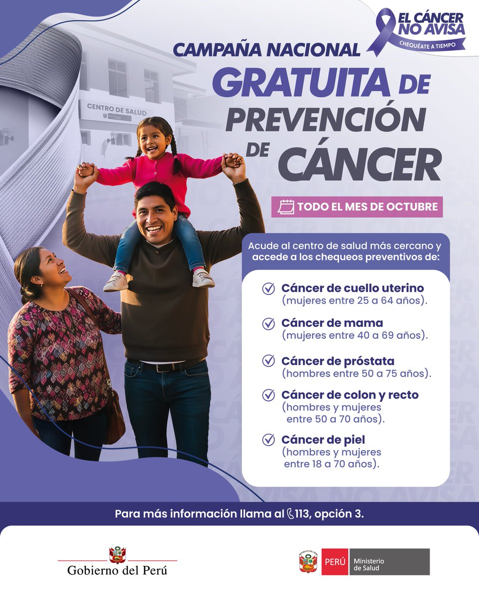 Fundación Peruana de Cáncer tweet media