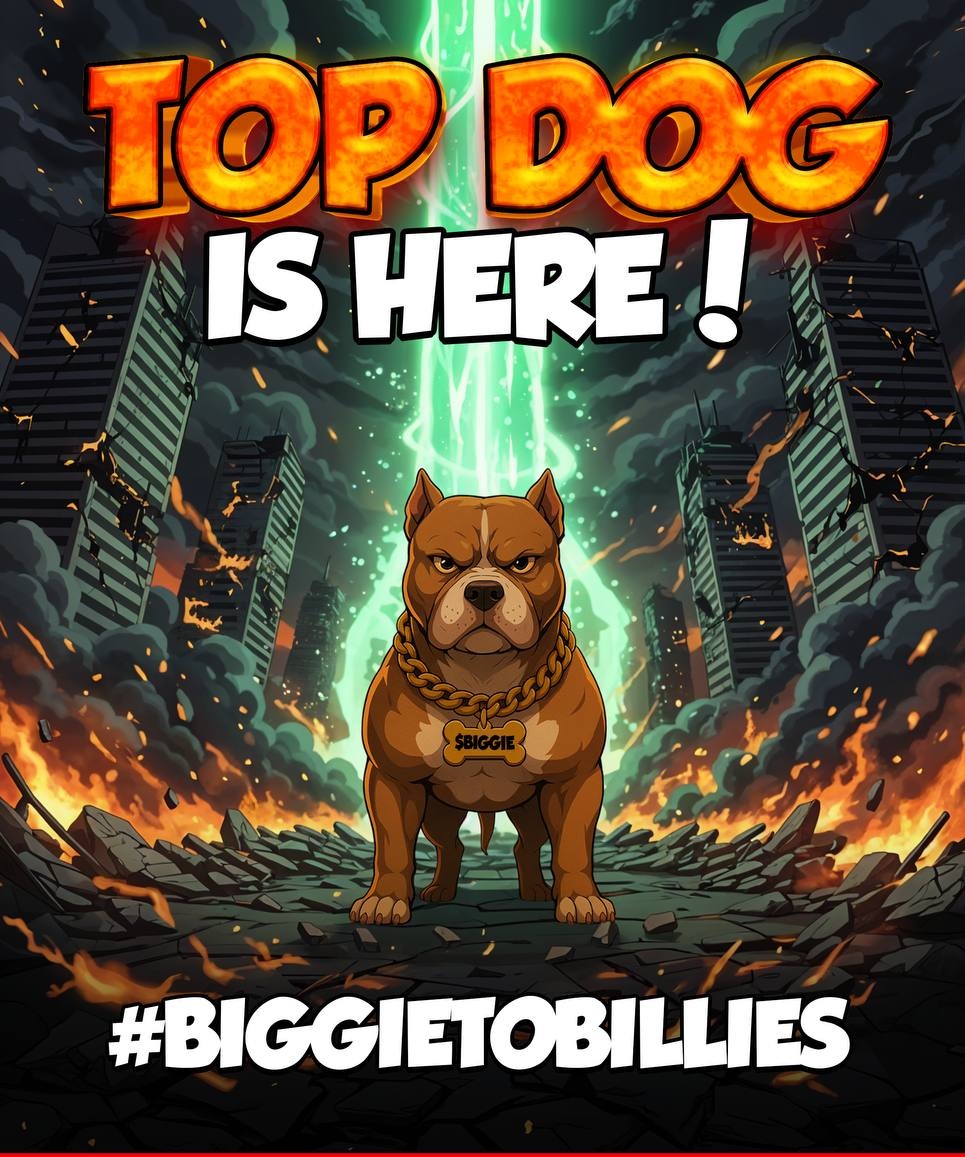 Day 86 posting #BiggieToBillies
441k MC 

0x95aE252633e9ea03BdfE67874B349b41163464Ce

<a href="/Biggie_on_ETH/">BIGGIE</a>