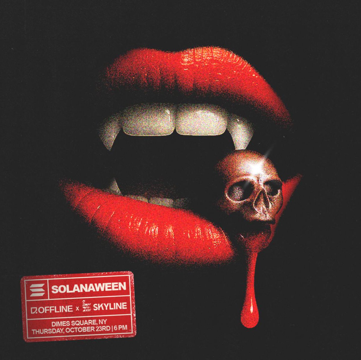 Announcing Solanaween by <a href="/getofflinexyz/">OFFLINE</a> x <a href="/SolanaSkyline/">Skyline 🇺🇸/acc</a> 

📍 Dimes Square
Thurs, Oct 23rd | 6 PM 

drinks, light food, costume contest &amp; more. rsvp 👇