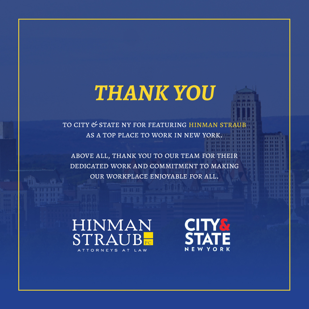 hinmanstraub's tweet photo. We are honored to be named by @CityAndStateNY as one of New York’s Top Places to Work! 

We are grateful to our amazing team for their dedication, professionalism &amp; service to our clients every day. 

Full list: https://t.co/23QJn5d7pJ https://t.co/BnMnHPFCN3