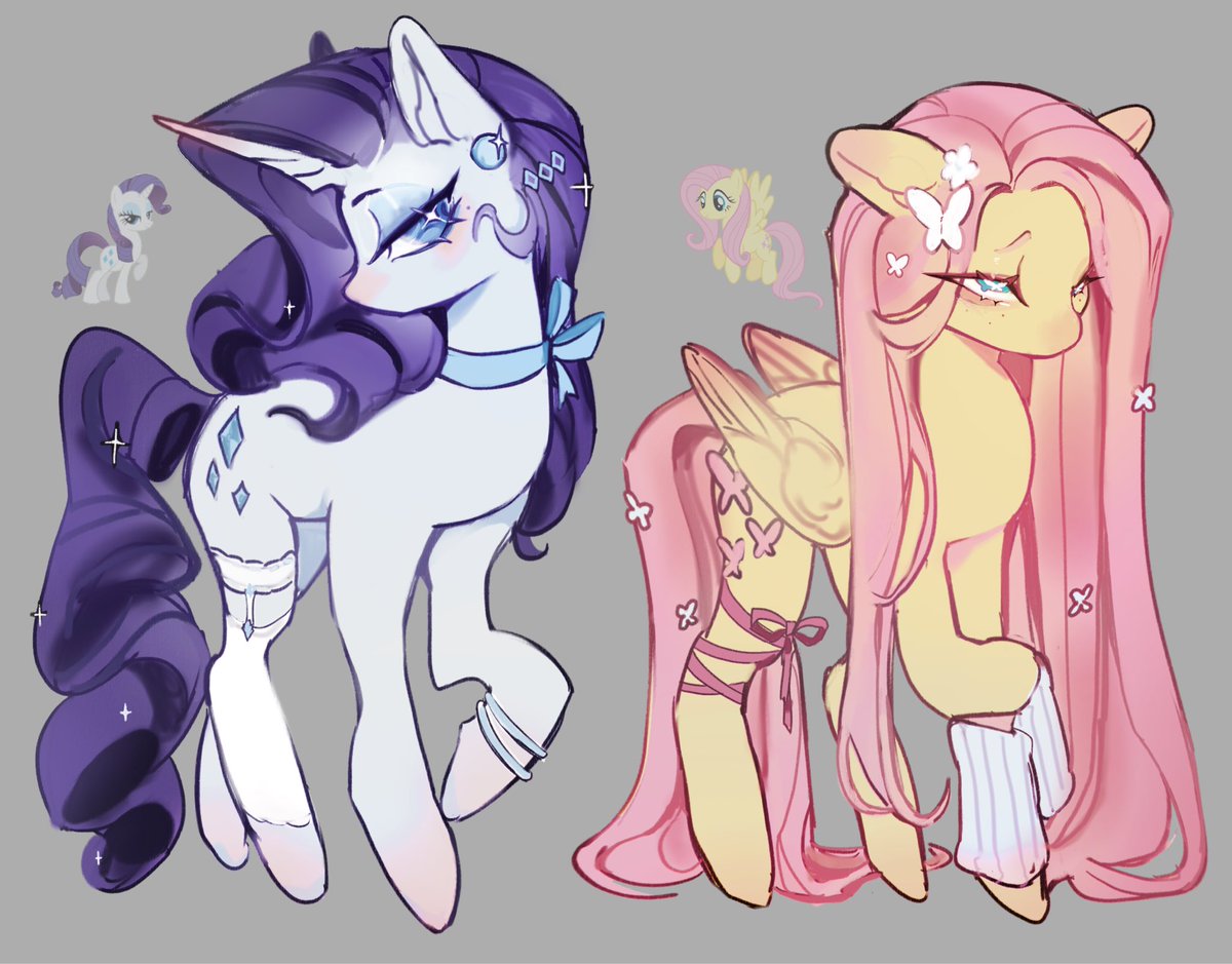 DuiDui_Nic's tweet image. #mylittlepony #rarity #fluttershy
