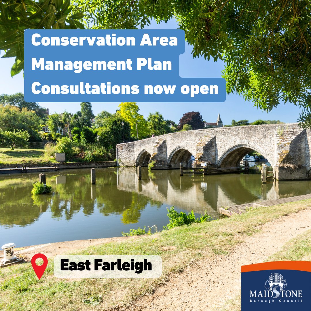 maidstonebc's tweet image. 🌳 Conservation Management Plan Consultations are now live for: 
📍East Farleigh 
📍Boxley 
📍Loose Valley &amp;amp; Tovil 
🗣️ Share your views 🔗 letstalkmaidstone.uk.engagementhq.com #consultations #conservationmanagement #shareyourviews