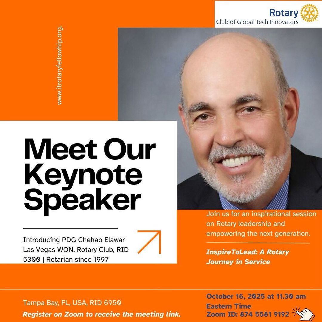 How Rotary had changed my life,my life story from poverty to Rotary ,I am a beneficiary of Rotary service,it has changed my life  being a serve t leader .
Please register and join us on a journey of a Rotarian  in Rotary service .
rotary-br.zoom.us/meeting/regist…