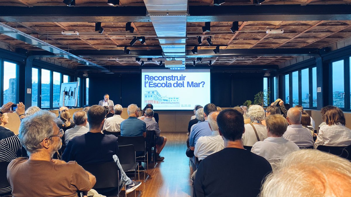 aadipa_coac's tweet photo. #AADIPA Iniciem la jornada “Recuperar l’Escola del Mar?”.

Una trobada per reflexionar sobre un símbol de la Barcelona educativa, marítima i moderna, i sobre la necessitat de preservar-ne la memòria arquitectònica i pedagògica.

Segueix-la en directe https://t.co/kBuOQw9VqA https://t.co/g6M12ScCwv