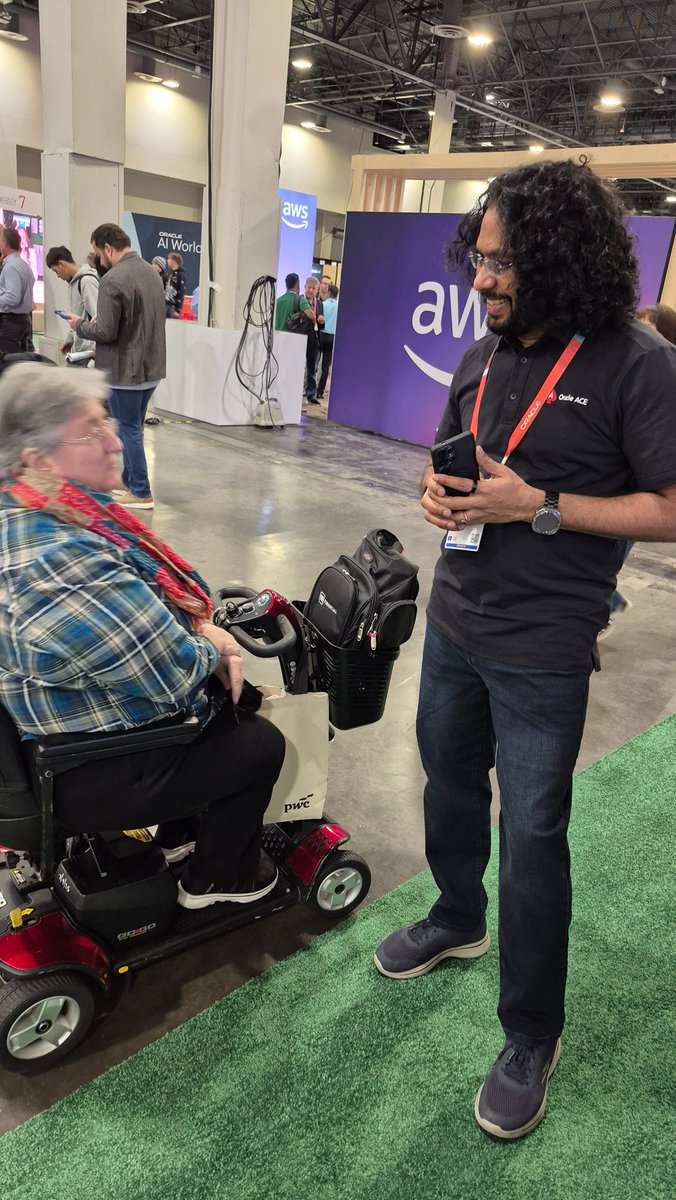 tanwanichandan's tweet image. @AIOUG We’re live at the Oracle User Group Booth! 🎉 Stop by, say hi, and grab some cool swag while it lasts!
#OracleAIWorld
#OracleAI #OracleAIWorld2025
@OracleDatabase @oracleace @OracleAIWorld