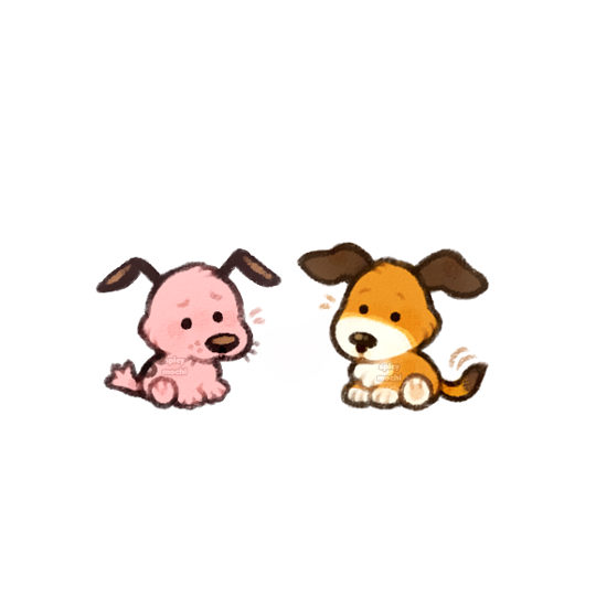 puppy courage and kipper