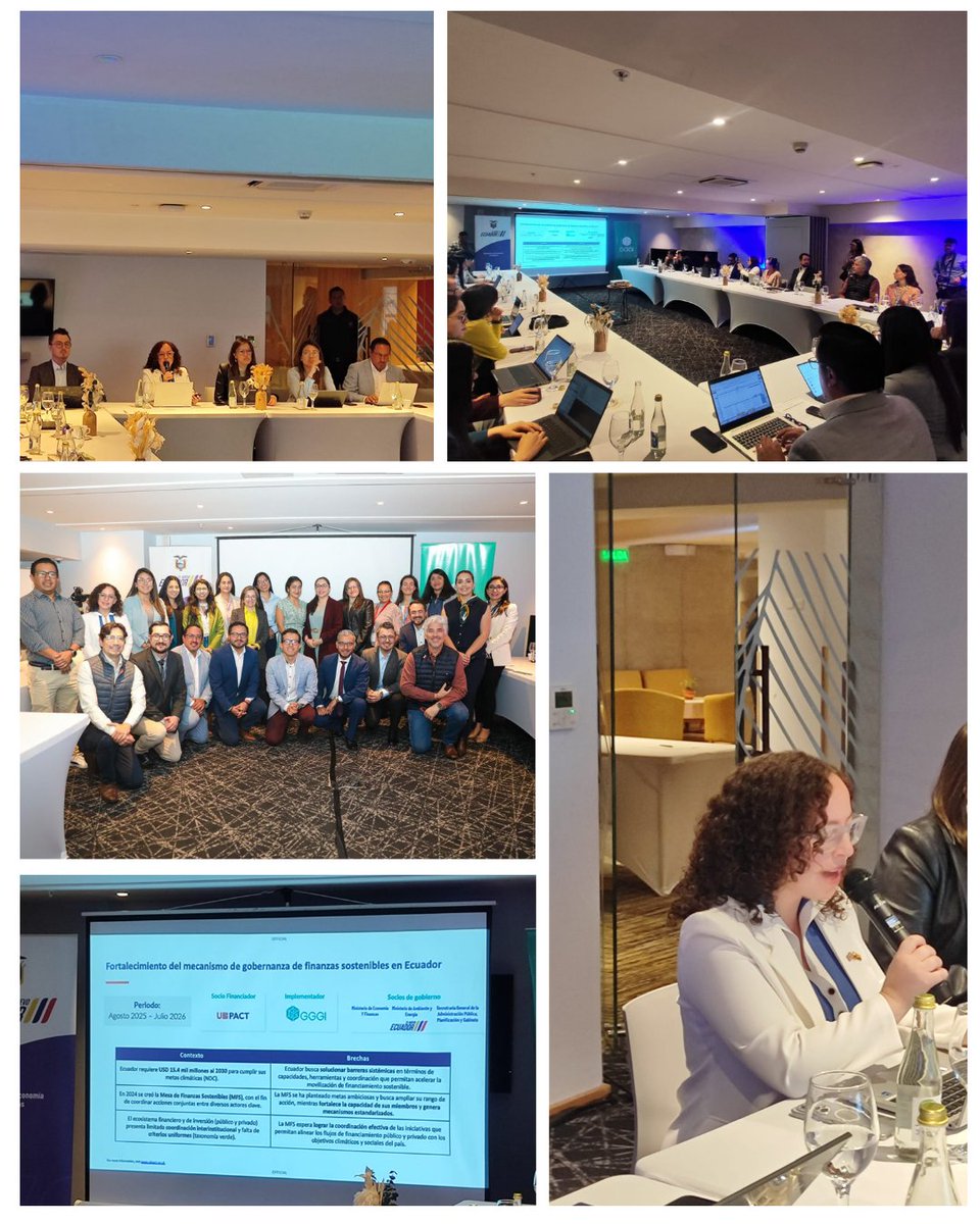 🇬🇧Nos complace anunciar nuestro apoyo al fortalecimiento del mecanismo de gobernanza de finanzas sostenibles en 🇪🇨#Ecuador, a través del financiamiento en el marco de #UKPACT y con implementación de <a href="/GGGI_LAC/">GGGI Latin America and Caribbean Regional Office</a>.
Este programa:
🌳fortalecerá la Mesa de Finanzas Sostenibles
