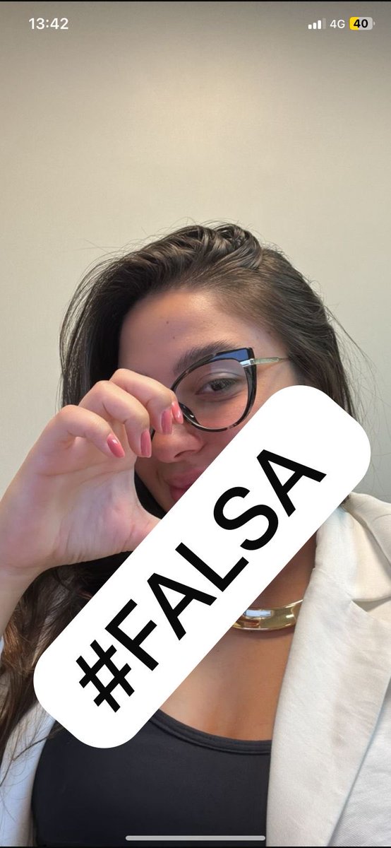 twdoferraz's tweet image. #Falsa