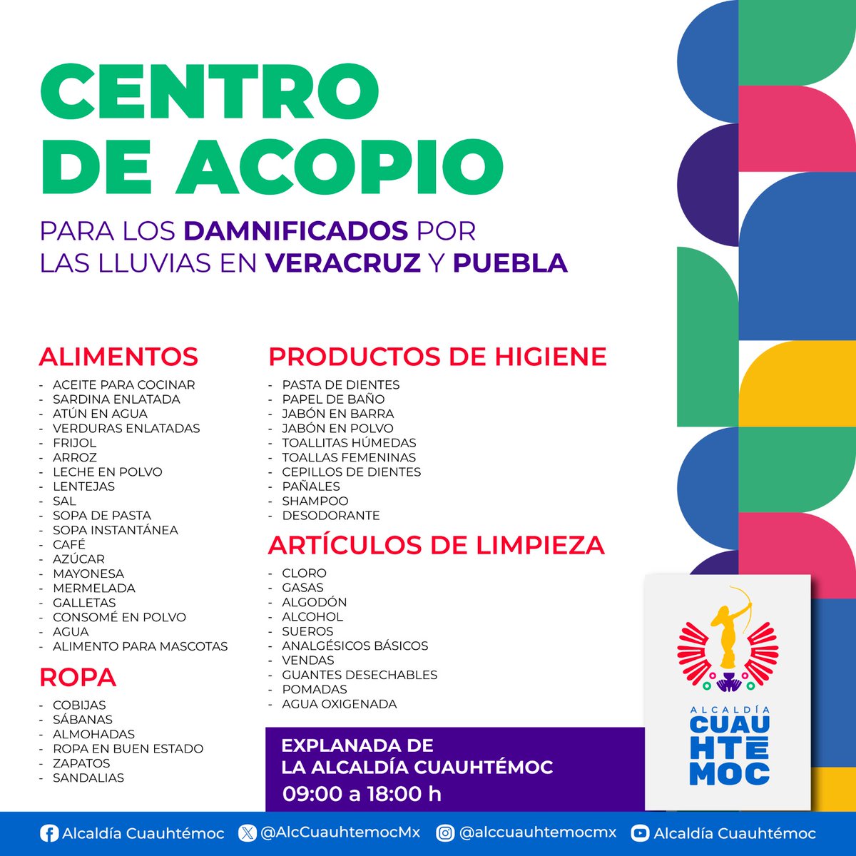 Alcaldía Cuauhtémoc tweet media