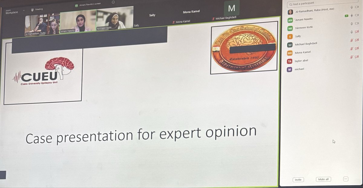 Ruba Al-Ramadhani, MD (@ramadhaniruba) on Twitter photo Great first meeting between our epilepsy surgery team and the @ILAE_Egypt Chapter! Grateful for the opportunity to discuss challenging epilepsy cases and exchange insights across borders. Collaborative learning at its best! 🌍✨
#Epilepsy #ILAE #GlobalHealth <a href="/TaylorAbelMD/">Taylor J. Abel</a> Great first meeting between our epilepsy surgery team and the @ILAE_Egypt Chapter! Grateful for the opportunity to discuss challenging epilepsy cases and exchange insights across borders. Collaborative learning at its best! 🌍✨
#Epilepsy #ILAE #GlobalHealth <a href="/TaylorAbelMD/">Taylor J. Abel</a>