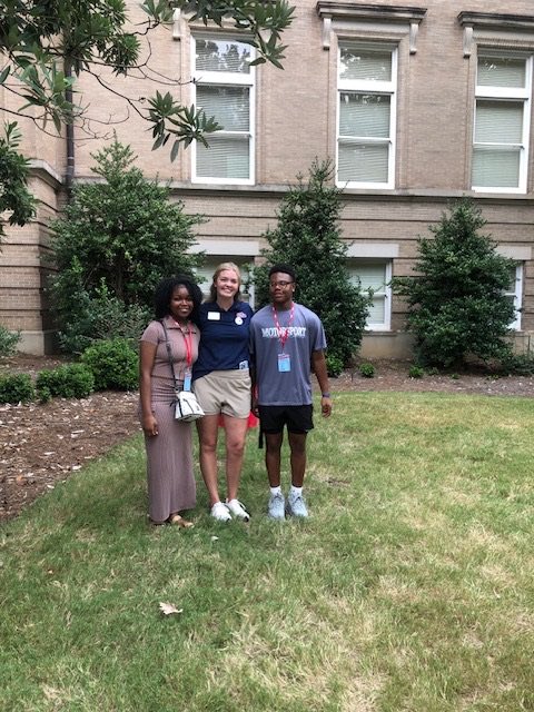 North Pontotoc seniors Drew Winfun, Donovan Winfun, Delasia Oden and Malaysia Wright enjoyed a tour of Ole Miss.  The students were able to get a real feel for the campus atmosphere, meeting other students who shared their experiences of being a student at Ole Miss.