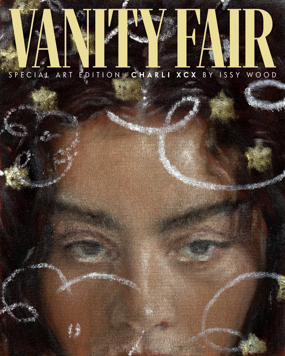 VanityFair's tweet image. It’s been nearly 20 years since Vanity Fair last presented an art-themed issue. For its return, we’ve featured @charli_xcx on the November cover—and commissioned London-based painter Issy Wood to create a portrait inspired by her career, lyrics, and their shared Britishness.
🔗:…