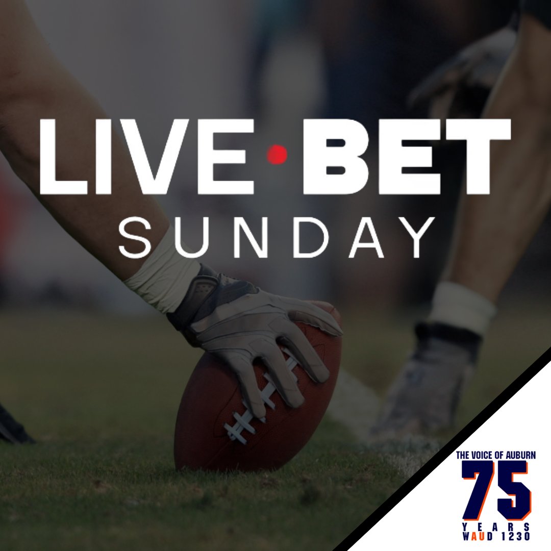 Listen to VSIN Live Bet Sunday on WAUD 1230 AM at 3 PM CST!