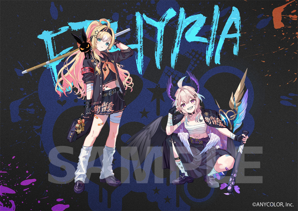 「NIJISANJI EN×周年描き起こし」 にて、『 Ethyria 』等身ビジュアルを担当させていただきました、
よろしくお願い致します！