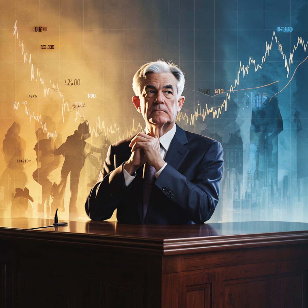 Powell’s speech tonight, summed up in one powerful snapshot.

👉 Acknowledged clear signs of labor market slowdown

👉 Said risks to employment have increased as hiring weakens

👉 Inflation still above target, mainly due to tariffs &amp; goods prices, not wages

👉 Hinted QT