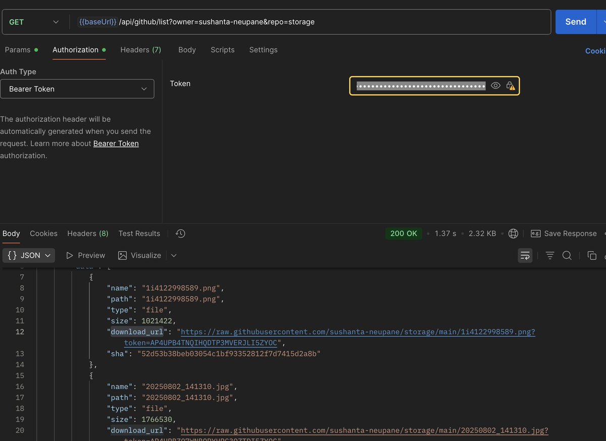 sushanta_on_X's tweet photo. Day 16/30 – File Download & Token Handling
Implemented secure file download functionality and added token-based authentication handling for private repositories.
#LUD16 #LearningUtsav2025 #FestivalOfLearning #CloudMerge #WebAppDevelopment https://t.co/Ba9FcXIAVr
