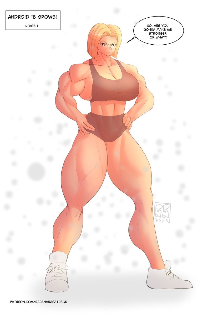 Android 18 grows! Stage 1