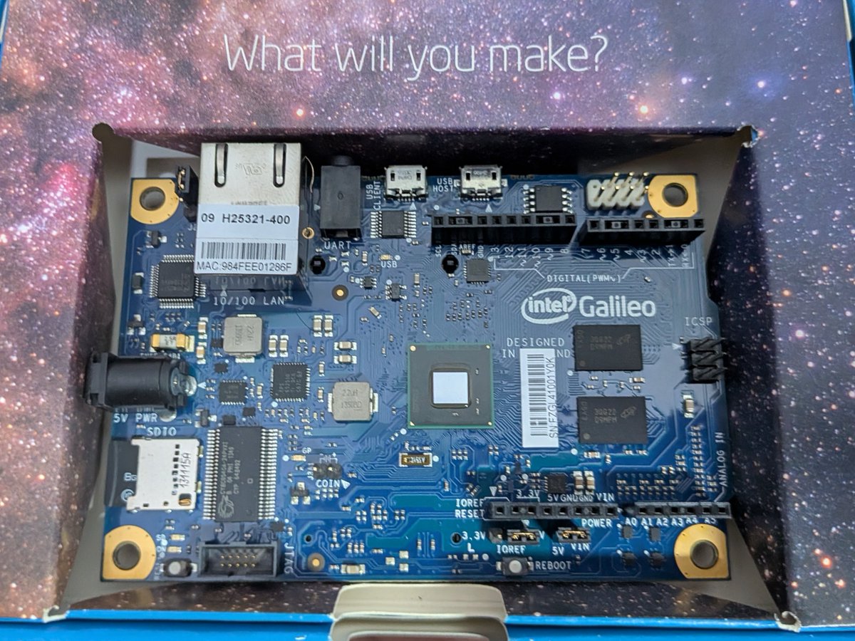 sahajsarup's tweet image. &amp;gt;Can I get an Arduino Uno Q?
&amp;gt;We have Arduino Uno Q at home.

The Arduino Uno Q at home: