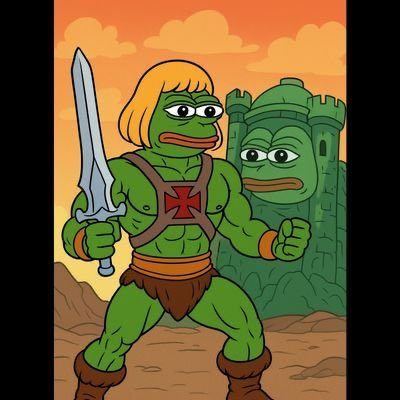 In the wild, wacky land of Dankternia, memes are the ultimate power! 😎 When the evil Ske-Troll and his Normie Legion tried to sap all humor with corporate cringe 😬, a chill frog from the Swamp of Wholesomeness found the legendary Blade of Irony ⚔️. Lifting it high and yelling
