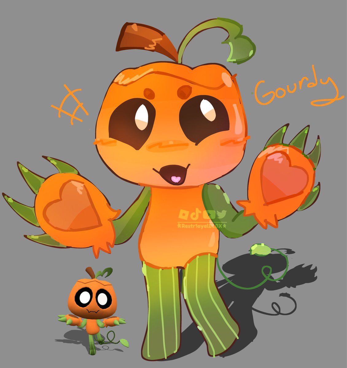 #gourdydw #dandysworld #dandysworldfanart