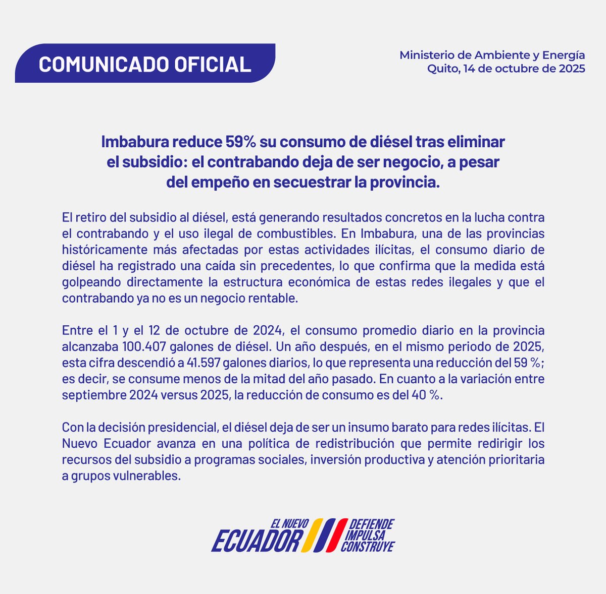 📍COMUNICADO OFICIAL

 📌Informamos a la ciudadanía lo siguiente:
