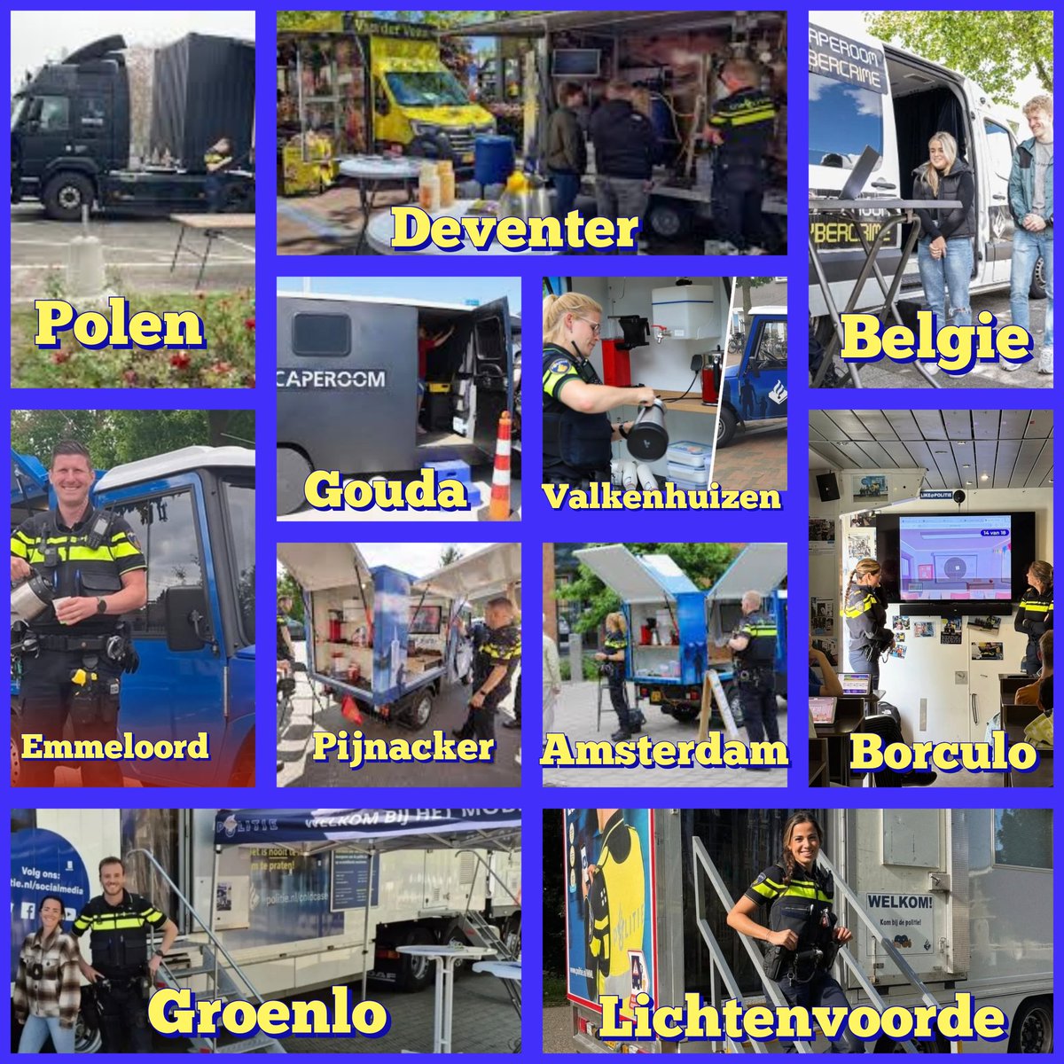 Ons menu voor morgen en overmorgen. Exacte locaties en tijden weten? Volg je lokale politie! politie.nl/socialmedia 👮‍♂️👮‍♀️