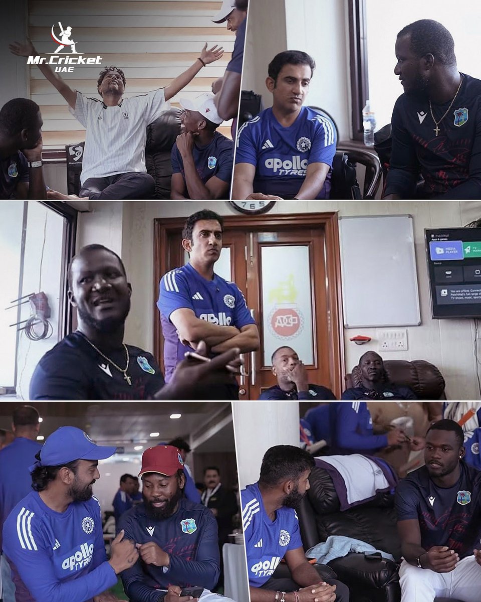 mrcricketuae's tweet image. 🥵 on the field, 🥰 off the field.

#India #WestIndiea #INDvsWI #MrCricketUAE