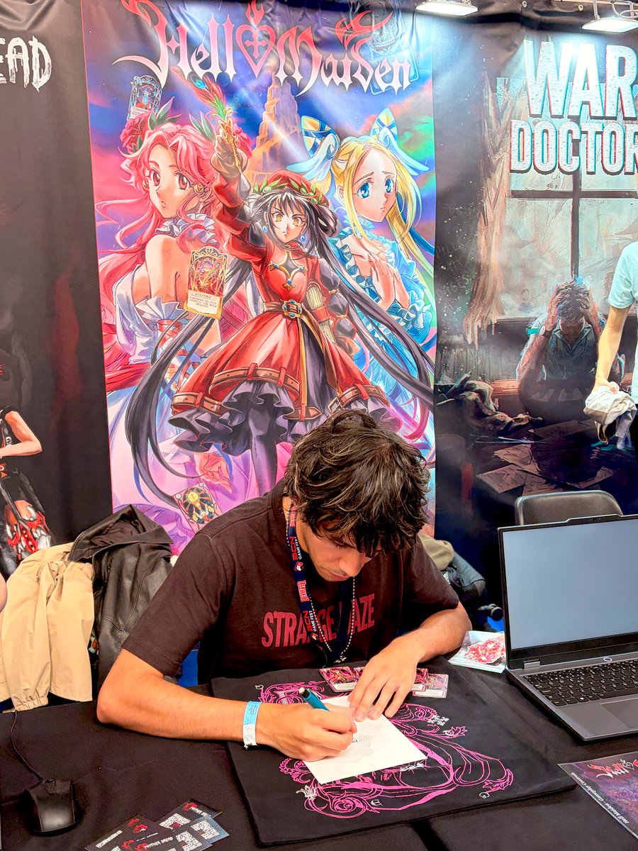 ✨This weekend I had the amazing pleasure to meet @kirariinn and part of the <a href="/AstralShiftPro/">AstralShift ❤️‍🔥 Hell Maiden</a> members!! 
They are amazing people and I couldn’t be happier!! Thank you so much for all your love, your work and for creating such amazing games!
I just played the demo and is AMAZING!💖