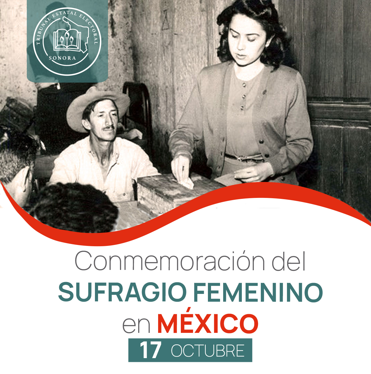 🗳️17 de octubre | Conmemoración del Sufragio Femenino en México
El 17 de octubre de 1953 fue publicado en el Diario Oficial de la Federación el decreto que modificó la Constitución Política de los Estados Unidos Mexicanos y reconoció los derechos ciudadanos de las mujeres, y con