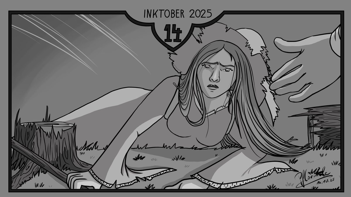 Mir reichts ich will nach Hause😑 Tag 14 vom #inktober #inktober2025 #inktoberday14 #inktober2025day14trunk   #inktober2025trunk #doodle #art #artwork #artist #drawing #draw #paint #painting #digitalart #digitaldrawing #digitalartwork #digitalartist #comic #comicbookart #comics