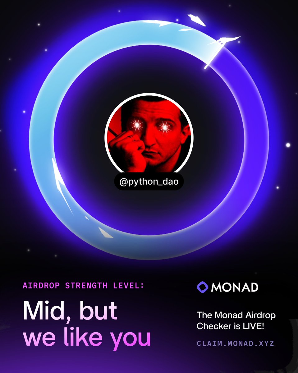 python_dao's tweet image. see you on october 28th 🎁 

claim.monad.xyz

@monad