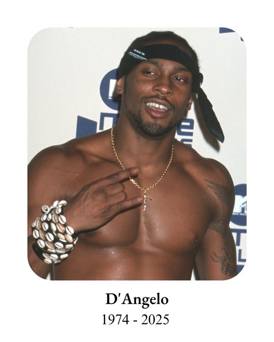 Today, we mourn the loss of D'Angelo, who has passed away at the age of 51. A pioneer of the neo-soul movement, D'Angelo's music transcended genres through blending gospel roots, funk and rhythm. Ron captured D'Angelo through the years, like at the 9th Annual MTV Movie Awards.