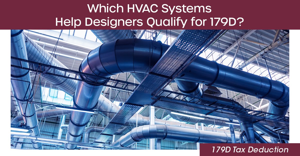 Architects and designers may use different HVAC systems in their designs, but only certain kinds of energy-efficient systems can actually qualify for 179D. Learn which HVAC systems maximize 179D benefits.

Explore Design Options >> hubs.ly/Q03MzDWK0