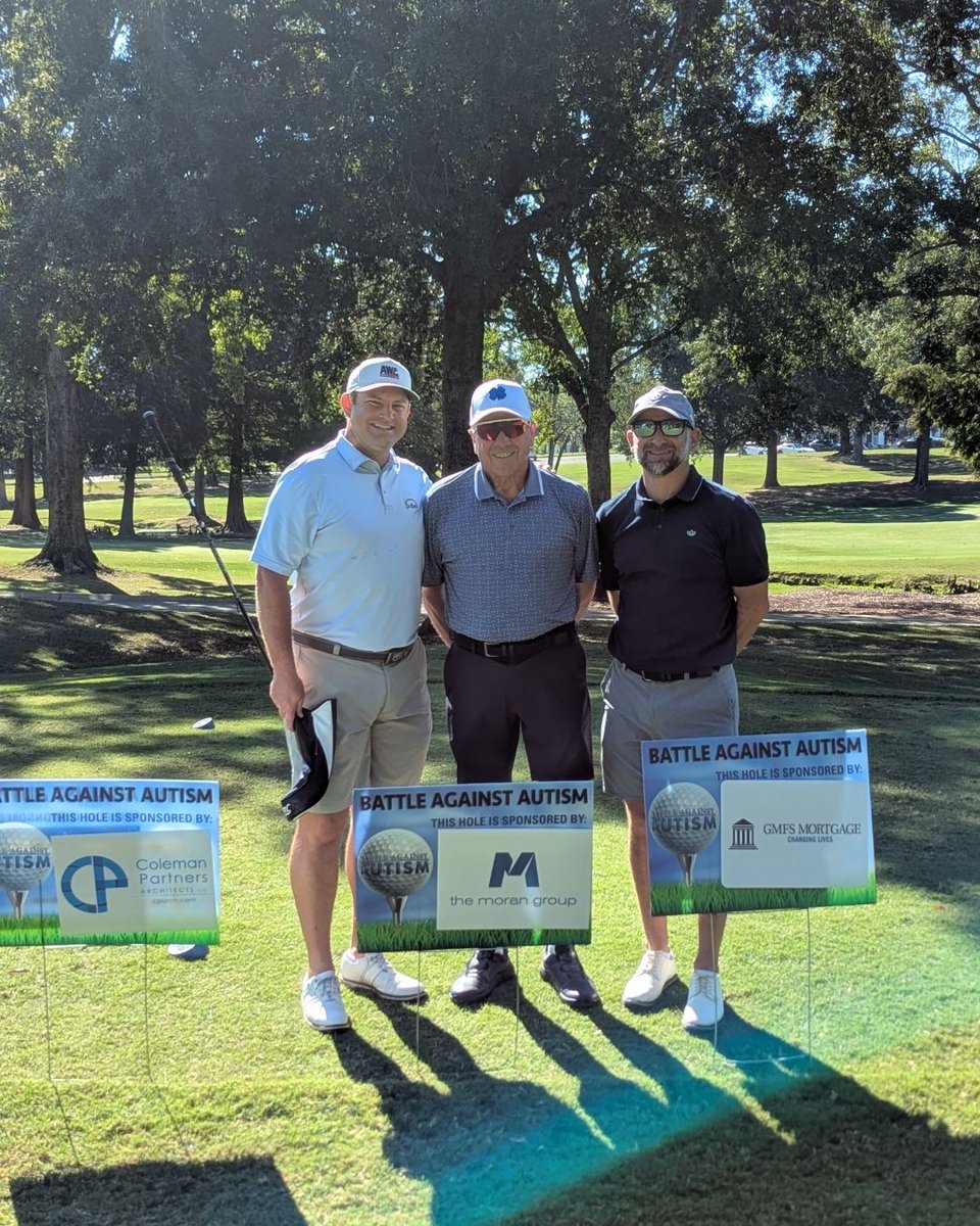 TMGAdvertising's tweet photo. 🏌️‍♂️The Moran Group was proud to sponsor and participate in the Robinson Brothers Ford Battle Against Autism Golf Tournament this week!

It was an incredible day supporting a great cause and joining our client, Robinson Brothers Ford, in the fight against autism. 💙 https://t.co/InvgPCK6Az